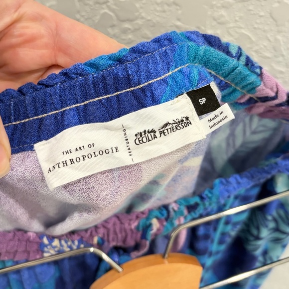 Anthropologie x Cecilia Pettersson Bea Tiered Maxi Skirt Size Small Petite - Picture 3 of 5